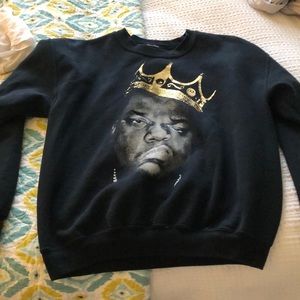 Notorious BIG crew neck sweatshirt